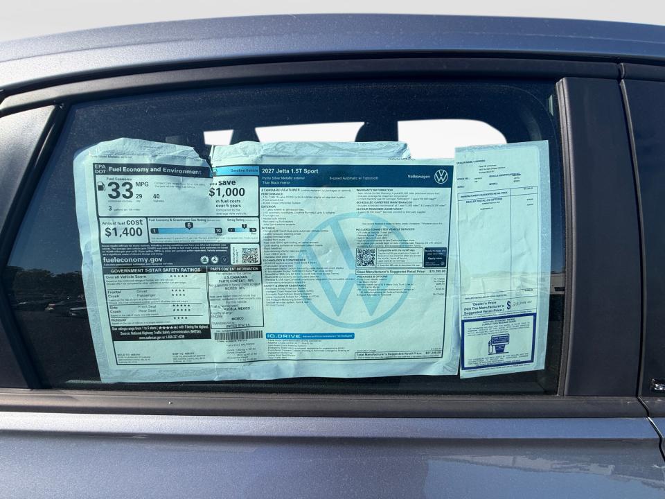 2027 Volkswagen Jetta Sport