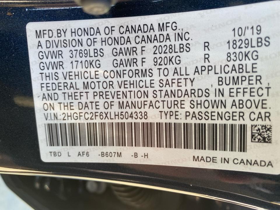 2020 Honda Civic Sedan LX