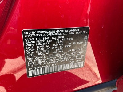 2022 Volkswagen Atlas Cross Sport 3.6L V6 SEL Premium R-Line