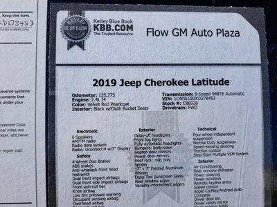 2019 Jeep Cherokee Latitude