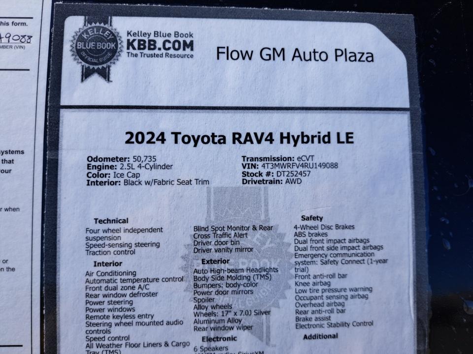 2024 Toyota RAV4 Hybrid Hybrid LE