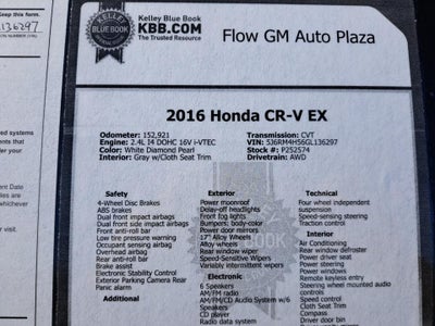 2016 Honda CR-V EX