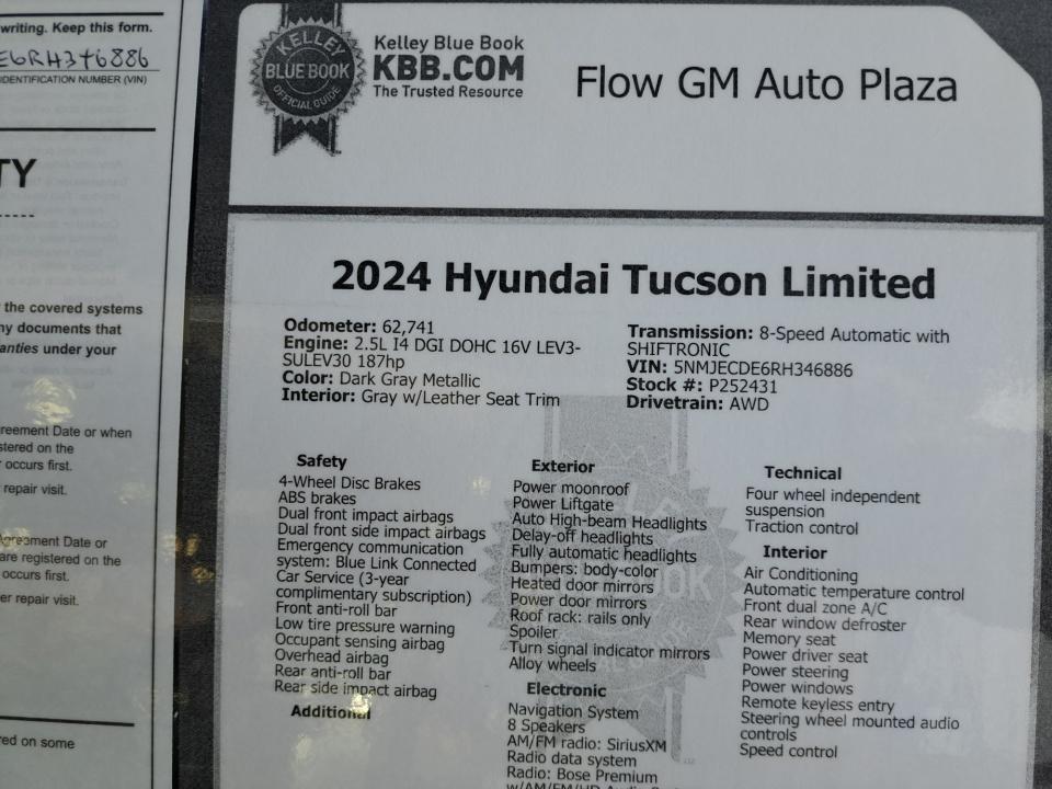 2024 Hyundai Tucson Limited