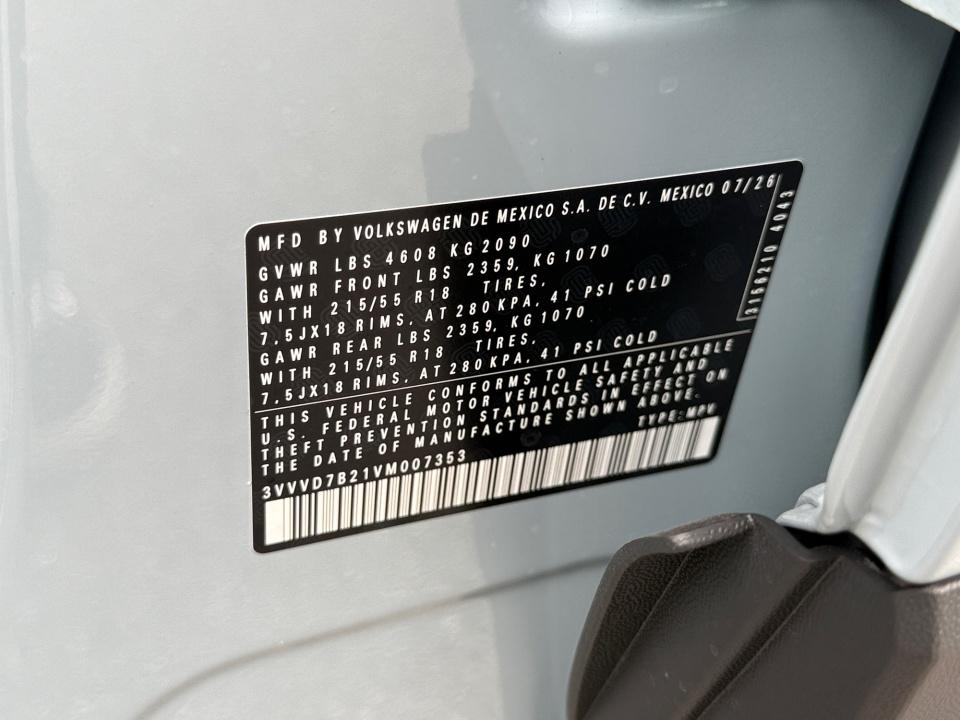 2027 Volkswagen Taos SE