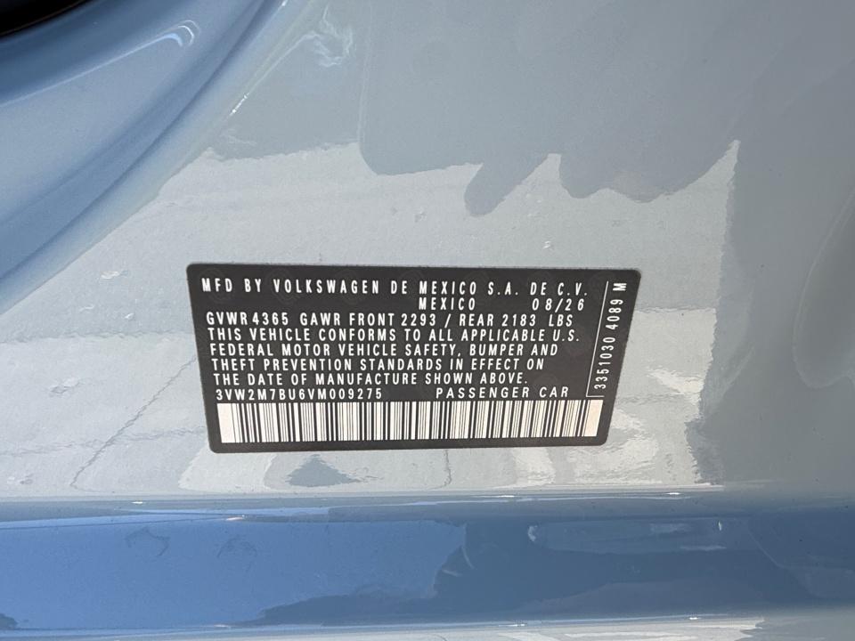 2027 Volkswagen Jetta GLI Autobahn