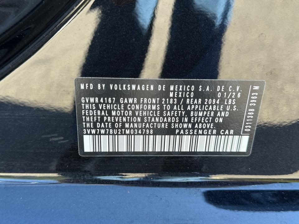 2026 Volkswagen Jetta SE