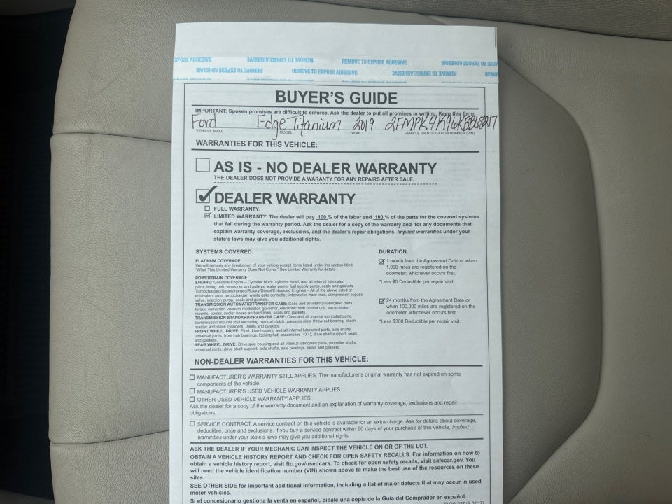2019 Ford Edge Titanium