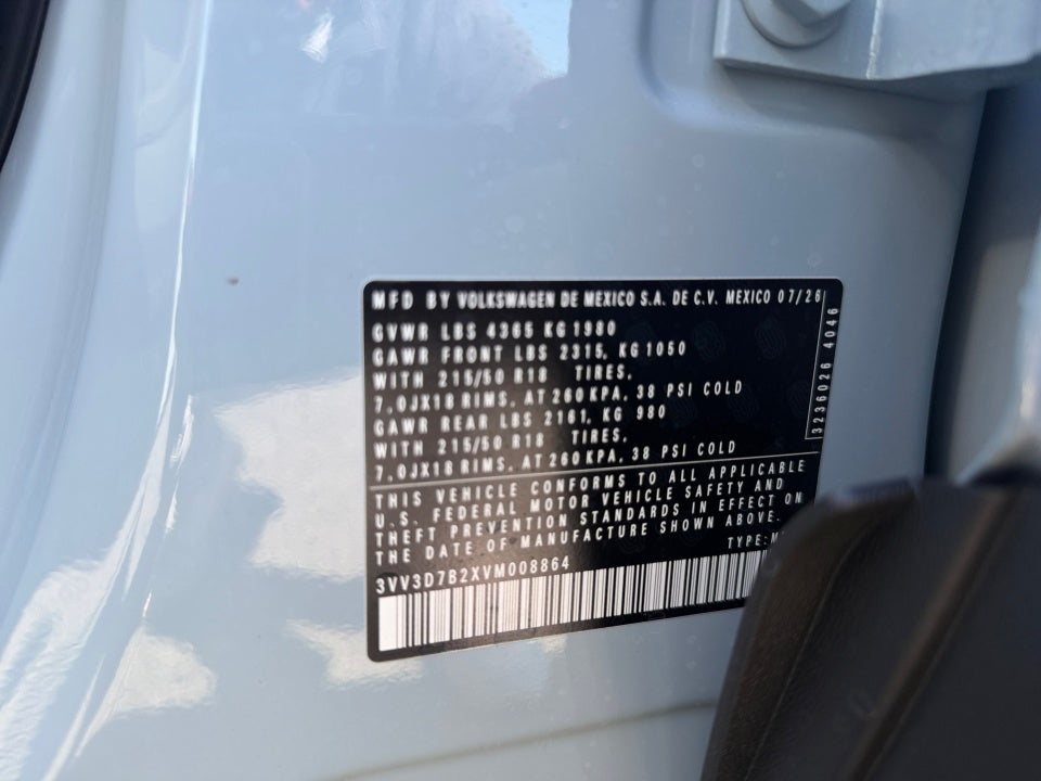 2027 Volkswagen Taos SE Black