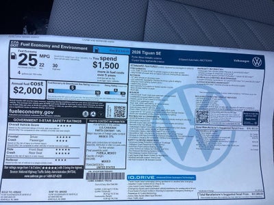 2026 Volkswagen Tiguan SE