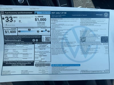 2027 Volkswagen Jetta SE