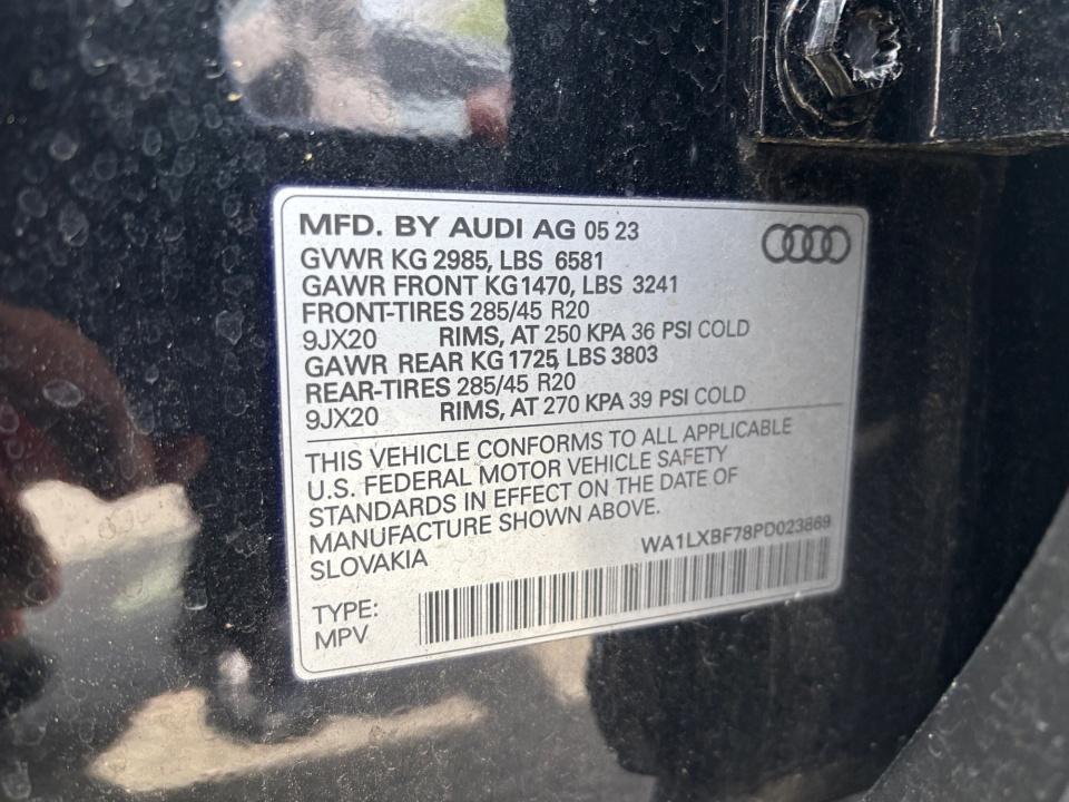 2023 Audi Q7 Premium Plus 55 TFSI quattro Tiptronic