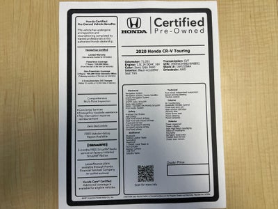 2020 Honda CR-V Touring