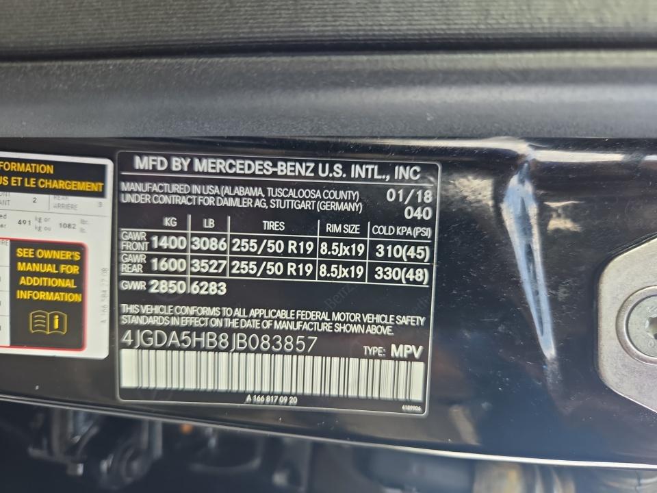 2018 Mercedes-Benz GLE 350 GLE 350